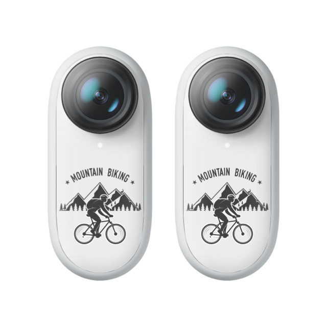 Insta360 GO 2 Readymade Skin Insta 360 GO 2 Original Sticky: Mountain Biking (B)