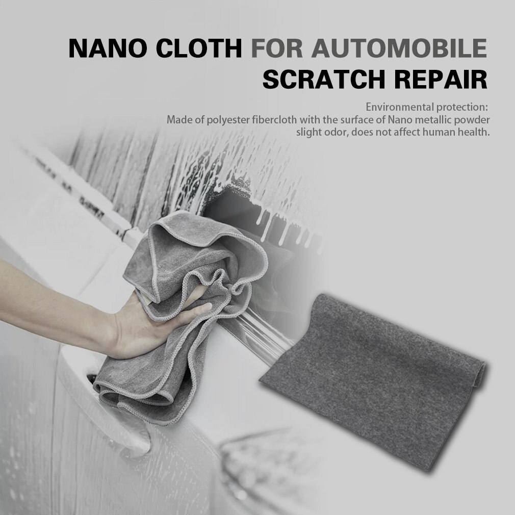 Nano Magic-tela antiarañazos para superficie de Metal Universal, paño de pulido instantáneo, paño de reparación de superficies de coche inteligente