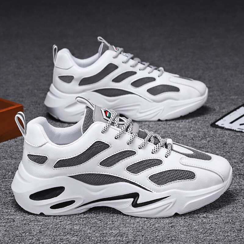 Hoogte Toenemende Ademende Gaten Mannen Sneakers – Grandado