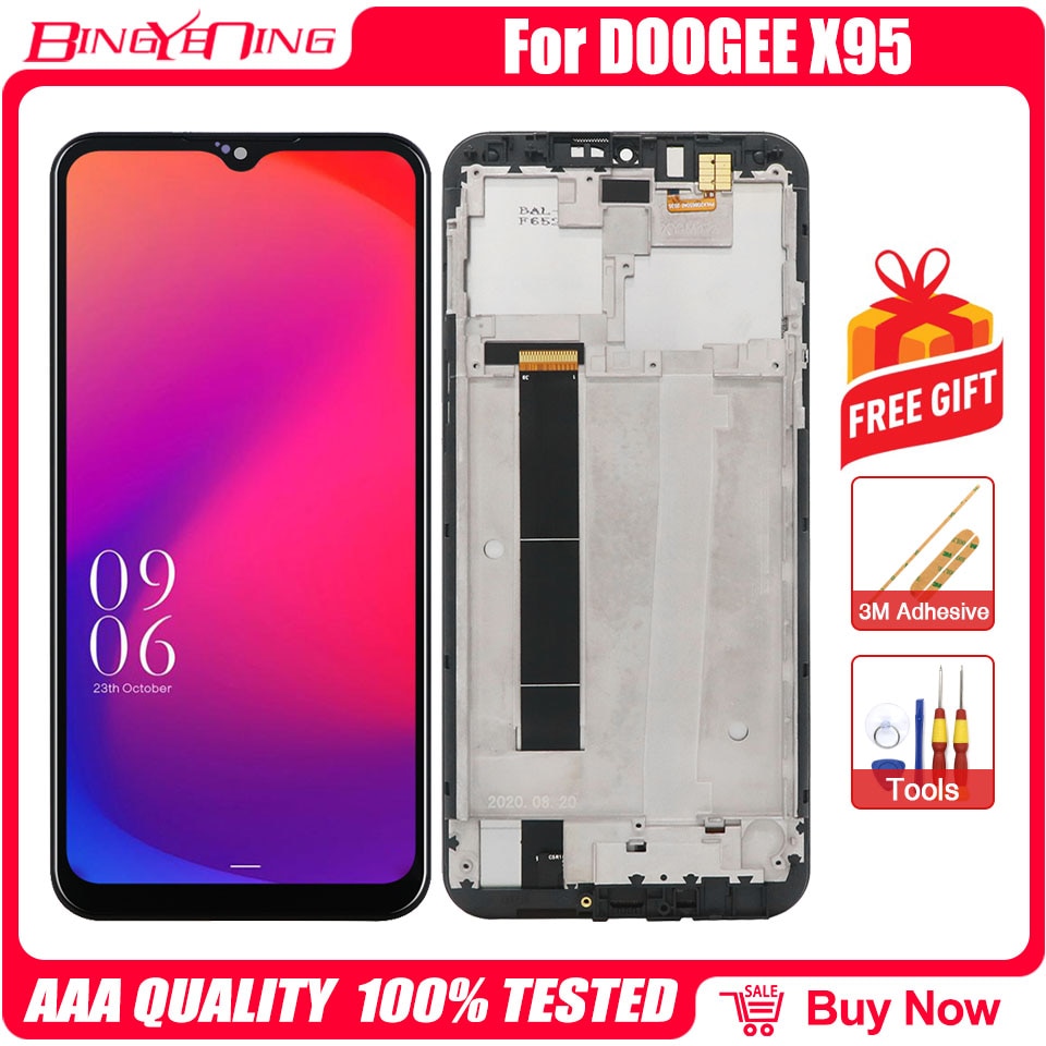 100% Original For DOOGEE X30/X60/X60L/X70/X95 Screen Assembly + Frame Repair Replacement Accessories