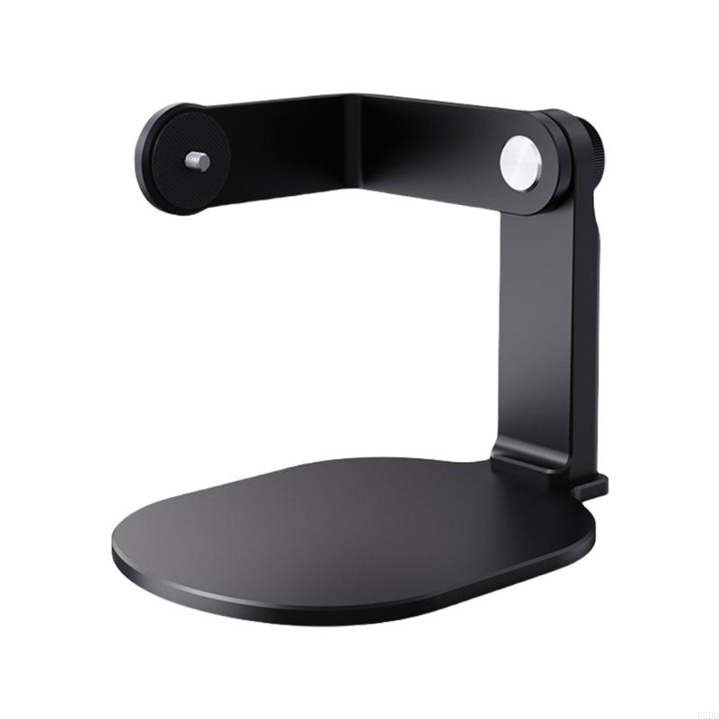02DD Soporte escritorio para proyector con rotación 360°, fácil inclinación y tornillo seguro 1/4 pulgada