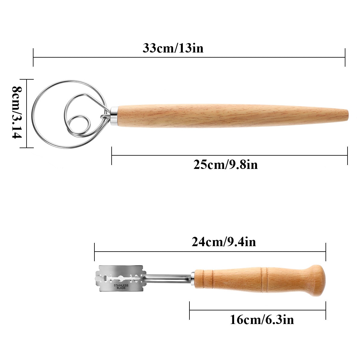 Bakkerij Gereedschap Set Brood Proofing Mand En Brood Toos En Deeg Schraper Omvatten 11 Stks/set Blades Zuurdesem Mand Bannet #15