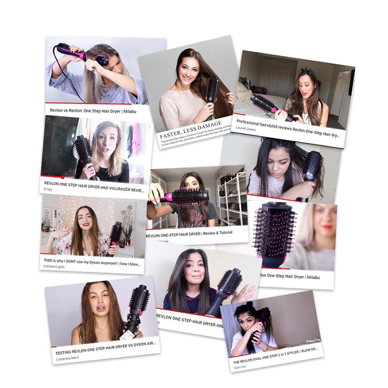 Een Stap Föhn En Volumizer Blower 2-In-1 Föhn Kam Air Brush Blow Droger haarborstel Styling Tools Styler