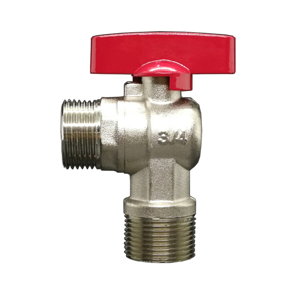 Spherical Core Triangular Valve Copper Electroplated Large Flow Switch DN15 DN20 1/2" 3/4" Cold and Water Gas Copper Ball