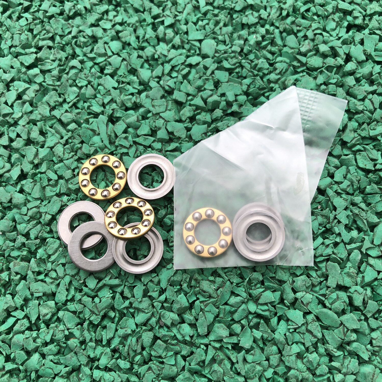 50pcs/100pcs Axial Ball Thrust Bearings F5-10M 5*10*4 miniature Plane thrust ball bearing 5x10x4 mm