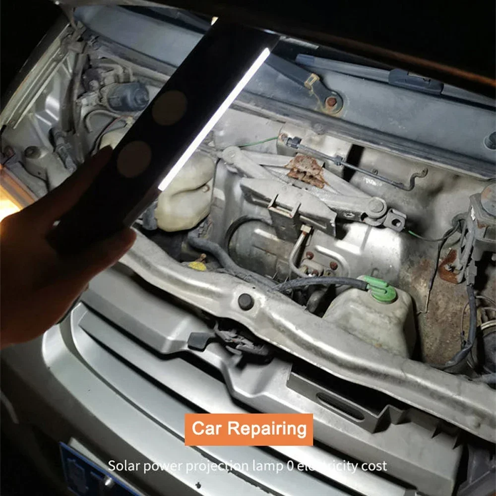 Krachtige campinglantaarn Handschijnwerper LED-werklamp USB oplaadbare werklamp met magneethaak Werkplaatsreparatieverlichting