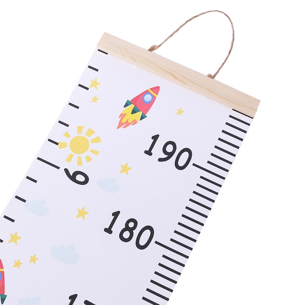 Baby Cartoon Height Measure Ruler Lightness and Portability No Space Occupy Child Kids Bedroom Home Wall Hang Growth Chart