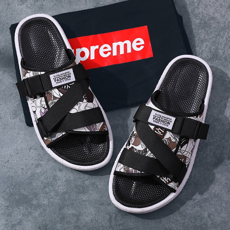Men Summer Shoes Plus Size 36-45 Slippers Couple Slippers Flip-flops Comfortable Footwear Casual Shoes Sapatos Masculino: 2 / 10