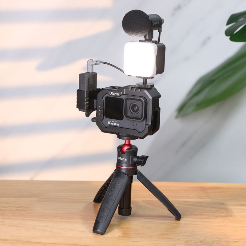 Luz de led ulanzi l1/l1pro, à prova d' água, regulável, para iluminação de câmera, para drones dji osmo pocket gopro osmo action câmera dslrs