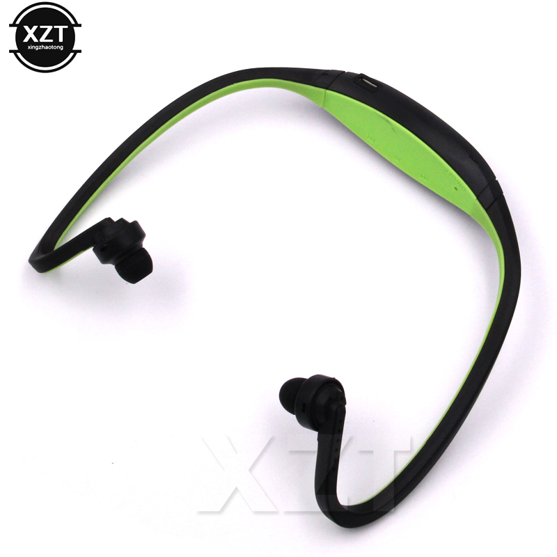 S9 Bluetooth-compatible 4.0 Headset Sport Wireless Headphones Music Stereo Earphones+Micro SD Card Slot For iphone Huawei XiaoMi: green