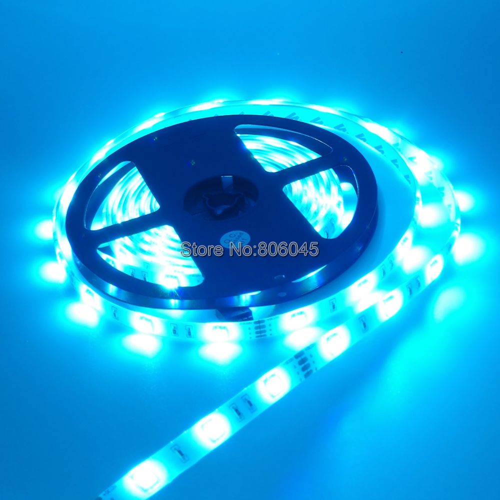 5M 12V Dc Smd 5050 Led Strip Licht 30LED/M 150Leds IP20 IP65 Waterdichte Lint Wit warm Wit 5050 Rgb Flexibele Led Streep