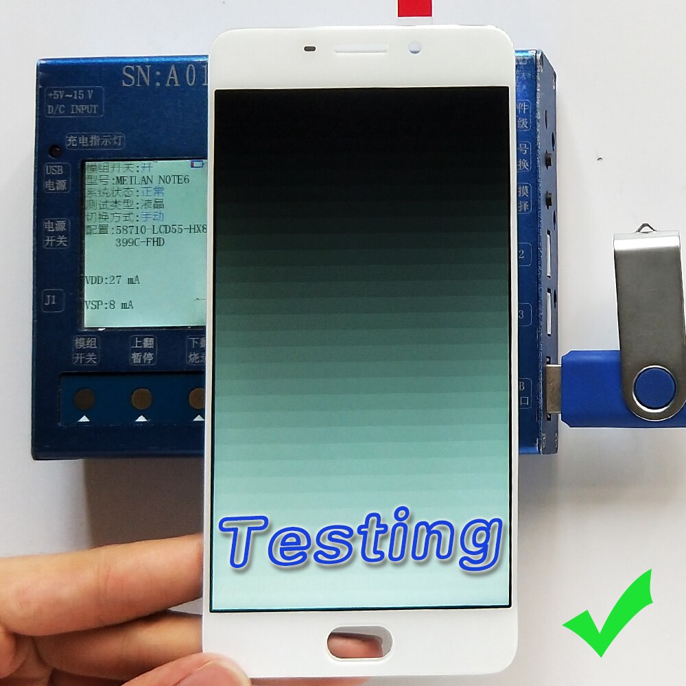 LCD Screen Replacement for Meizu M6 Note - 5.5 inch 1920x1080 Display with Frame & Touch Digitizer