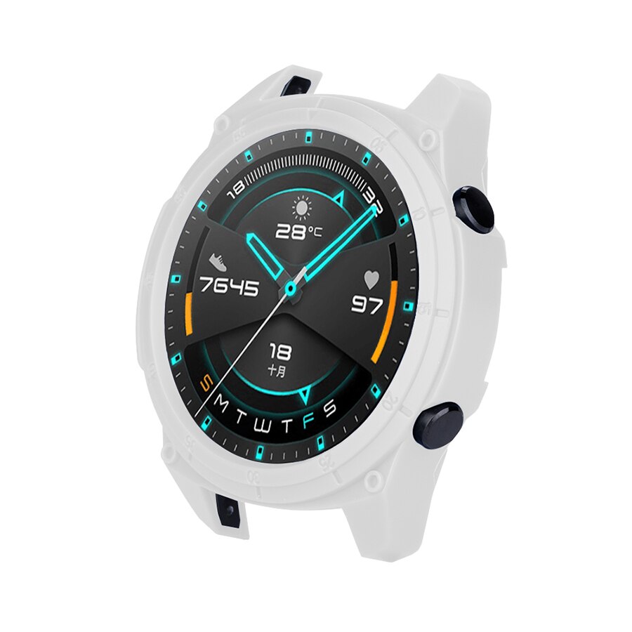 Uhr Fall für Huawei Uhr GT 2 46mm Weiche TPU Schutzhülle Uhr Abdeckung Schutz Rahmen für Huawei GT 2 46mm Stoßstange Fall Zubehör