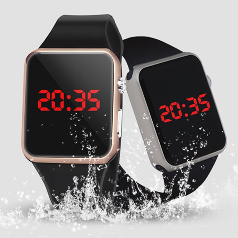 Led Digitale Horloge Voor Vrouwen Waterdichte Sport Heren Horloges Siliconen Armband Horloge Elektronische Klok Saat Horloges Vrouwen