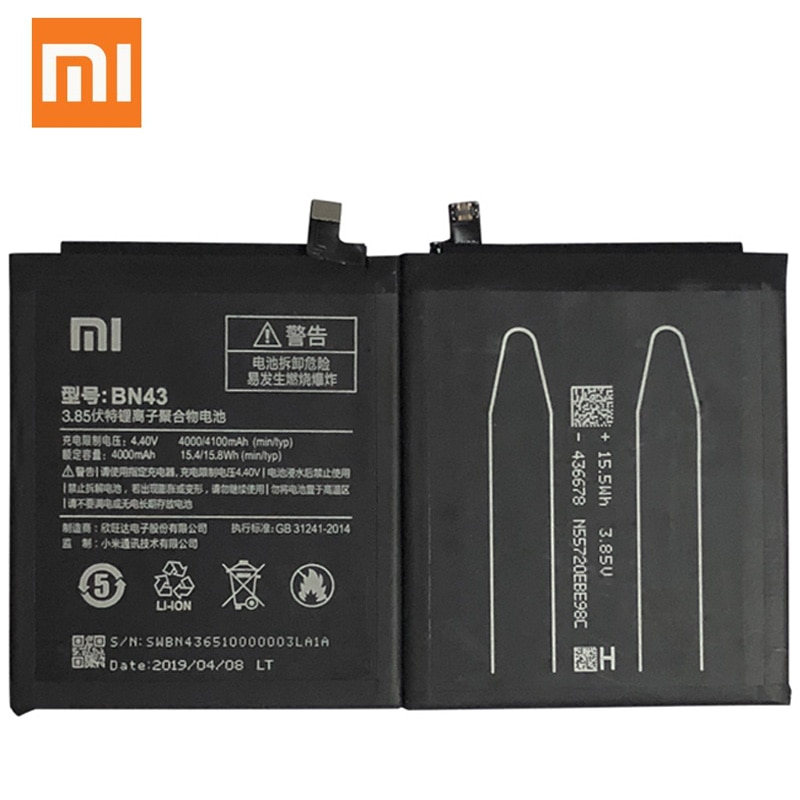 XiaoMi Original Replacement Battery For Xiaomi Note 3 4 4X 5 5A Pro Mi5 Mi 5X MI5S Redmi 3 3S 3X 4X 4A 5A 3 pro 5 Plus Batterie