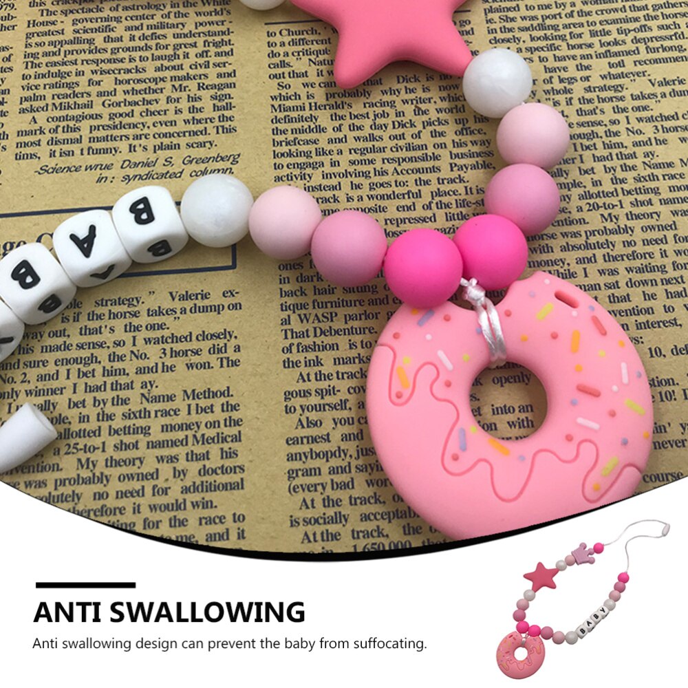 1 Pc Massaggiagengive Catena di Formazione Del bambino Masticare Catena di Sicurezza Dentizione Collana per Denti Infantili Del bambino Bocca Giocattolo Molare