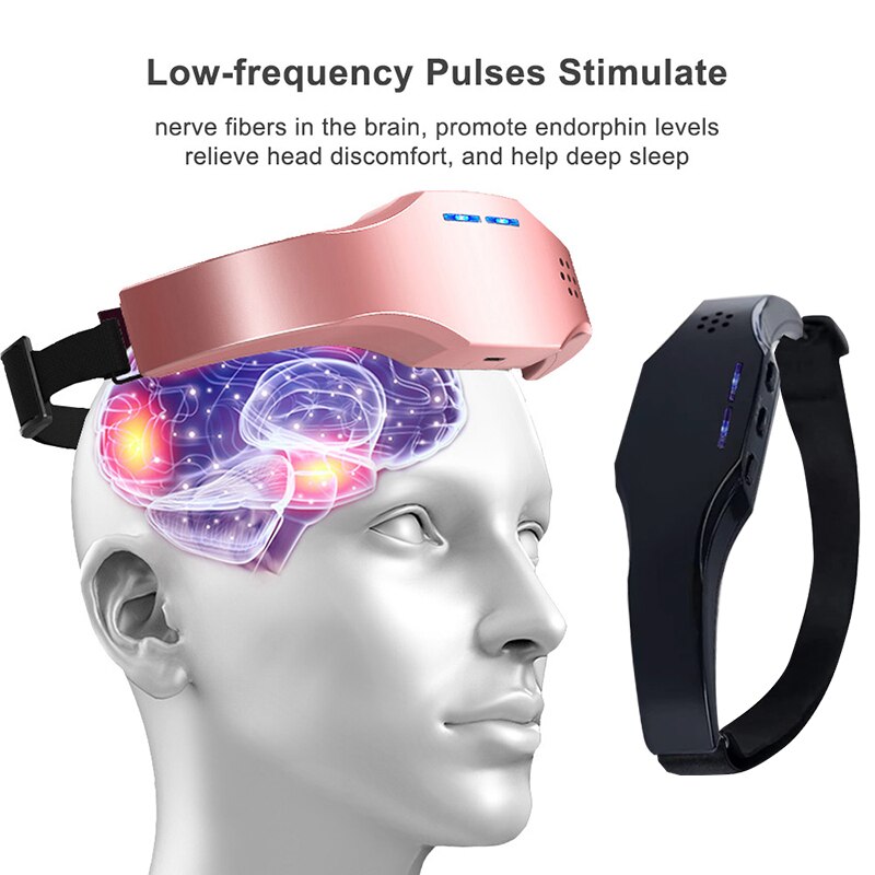 Headache and Migraine Relief Head Massager Migraine Insomnia Release USB Charging Therapy Machine Relaxing Wellness