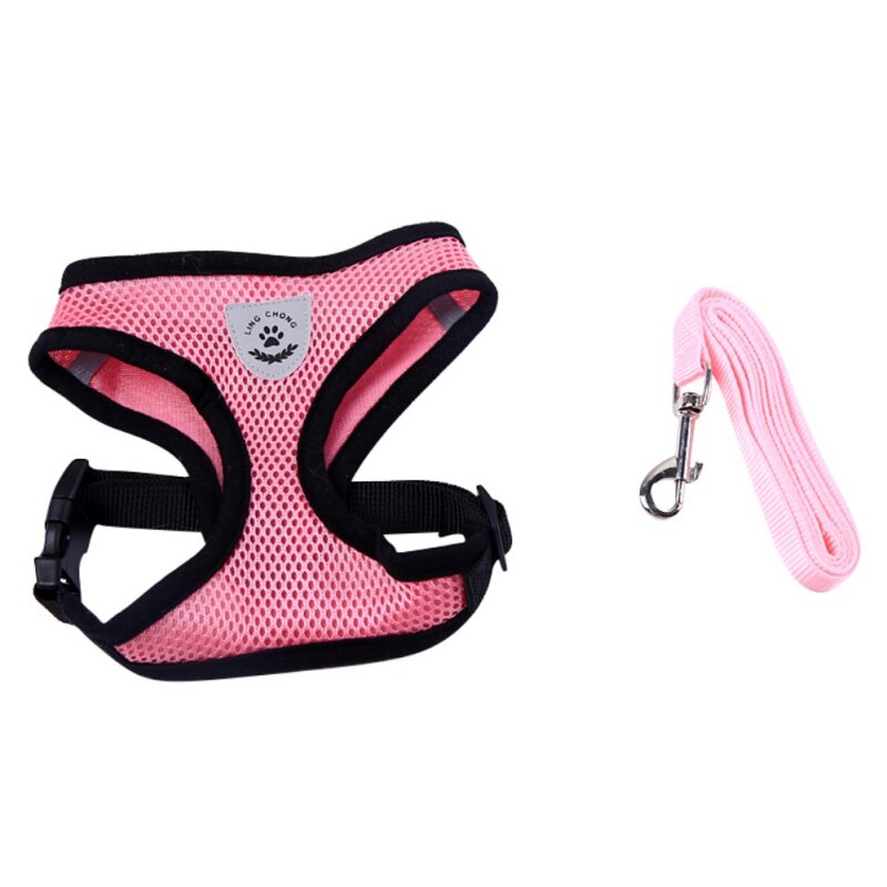 Leuke Kleine Nylon Harnas Hond Kat Pet Harness Set Chihuahua hond Accessoires Hond Lood Pet Shop Supplies Hond kragen