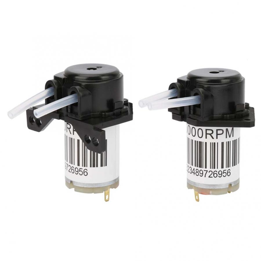 Water Pump 12V 6V Miniature Silent Peristaltic Pump Titration DC Self-Priming Pump