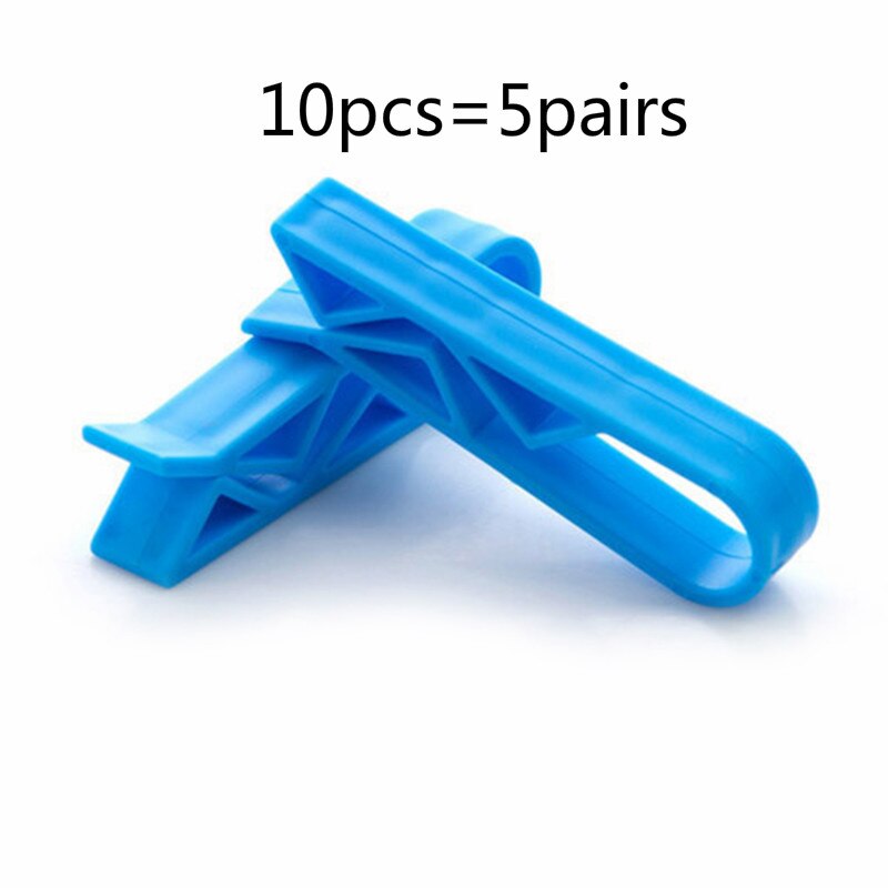 20pcs 10pcs 2pcs Universal Home Trash Clips 1pair=2pcs Home Storage Wastebaskets Waste Bin Dustbin Can Bag Clips: 10pcs random color