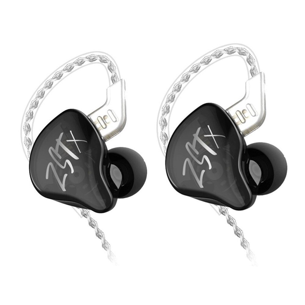 NUOVO KZ ZST X 1BA 1DD Hybrid HIFI In Ear Auricolari Bass Auricolari Sport Noise Cancelling Auricolare KZ ZSTX ZSN X ZSX ZS10 ES4 V80 C12