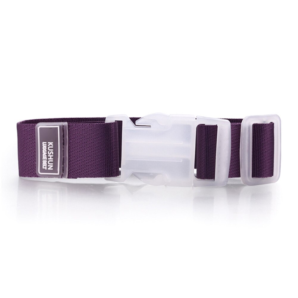 Durable voyage suspendus ceinture bagages valise sacs cintre boucle réglable Anti-perte Clip: purple