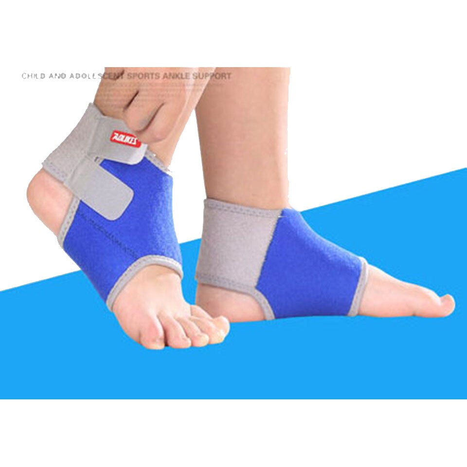 AOLIKES 1 Paar Kinderen Kids sport Enkel Ondersteuning Basketbal Verstelbare Enkel Ondersteuning Badminton Enkelbrace Ondersteuning Beschermende: Blue / M