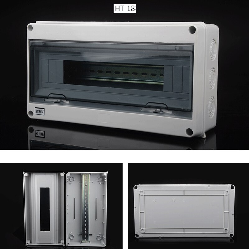 2/5/8/12/15/18/24Ways Electrical Distribution Box Outdoor Circuit Breaker MCB Power Plastic Junction Box Waterproof Project Case