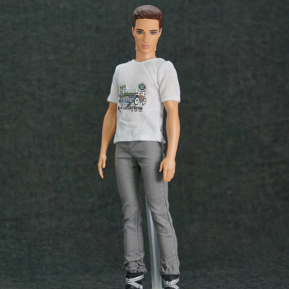 Ken Doll-ropa vaquera, chaqueta vaquera, abrigo, pantalones, Sudadera con capucha, muñeca, novio, ropa Ken, uso diario, traje informal, accesorios para muñecas de 30cm