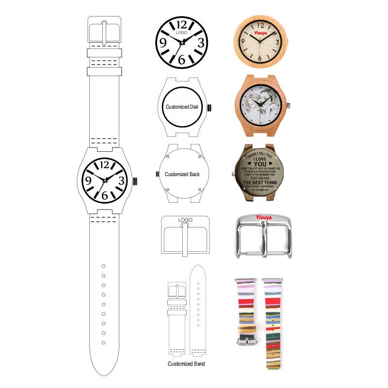 Relógio Casal Relógio de Quartzo Pulseira de Couro Feitos À Mão de madeira Walnut Madeira Relógios Oco Dial reloj parágrafo parej Presente do Amante Dia Dos Namorados