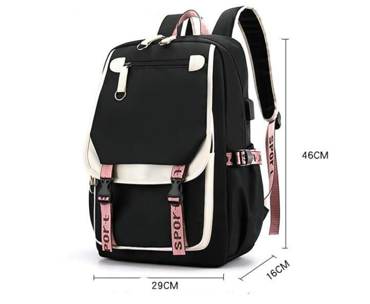 Mochila escolar para niños y adolescentes, mochila escolar Kawaii Capybara para niñas y niños, mochila para adolescentes, mochila con carga Usb