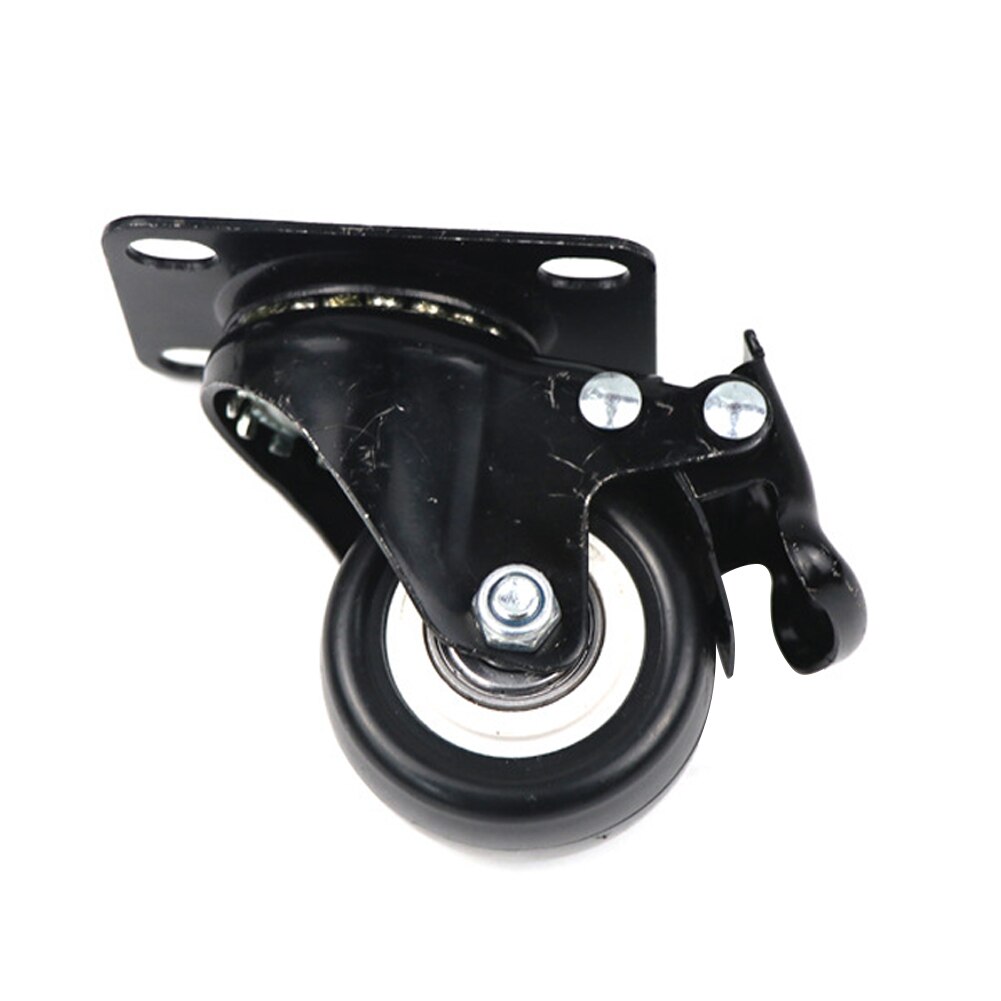 4Pcs Meubels Non Slip Caster Heavy Duty Polyurethaan Slijtvaste Geen Lawaai 360 Graden Swivel Thuis Sterke Lager Met rem