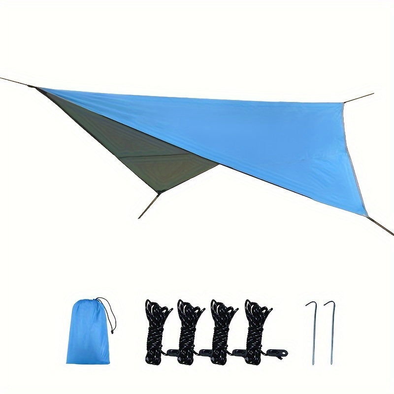 Oxford vandtæt presenning telt skygge ultralet havebaldakin solskærm udendørs camping markise turist strand solskærm: Hvid