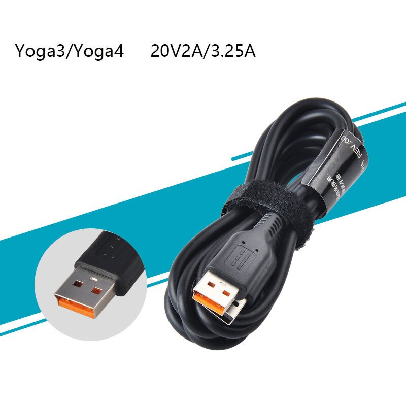 1 sztuk kabel USB zasilacz sieciowy ładowarka przewód ładowania dla Lenovo joga 3 zawodowiec joga 4 zawodowiec joga 700 900 miix 700 lub miix 2 11