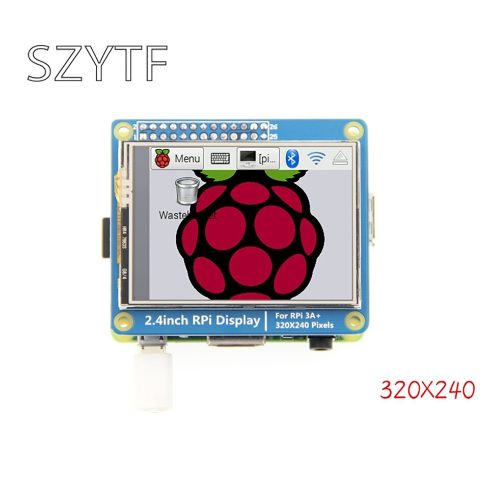 2.4 Inch Raspberry Pi Kleur Tft Lcd Display, Compatibel Met Raspberry Pi 3A +/3B +