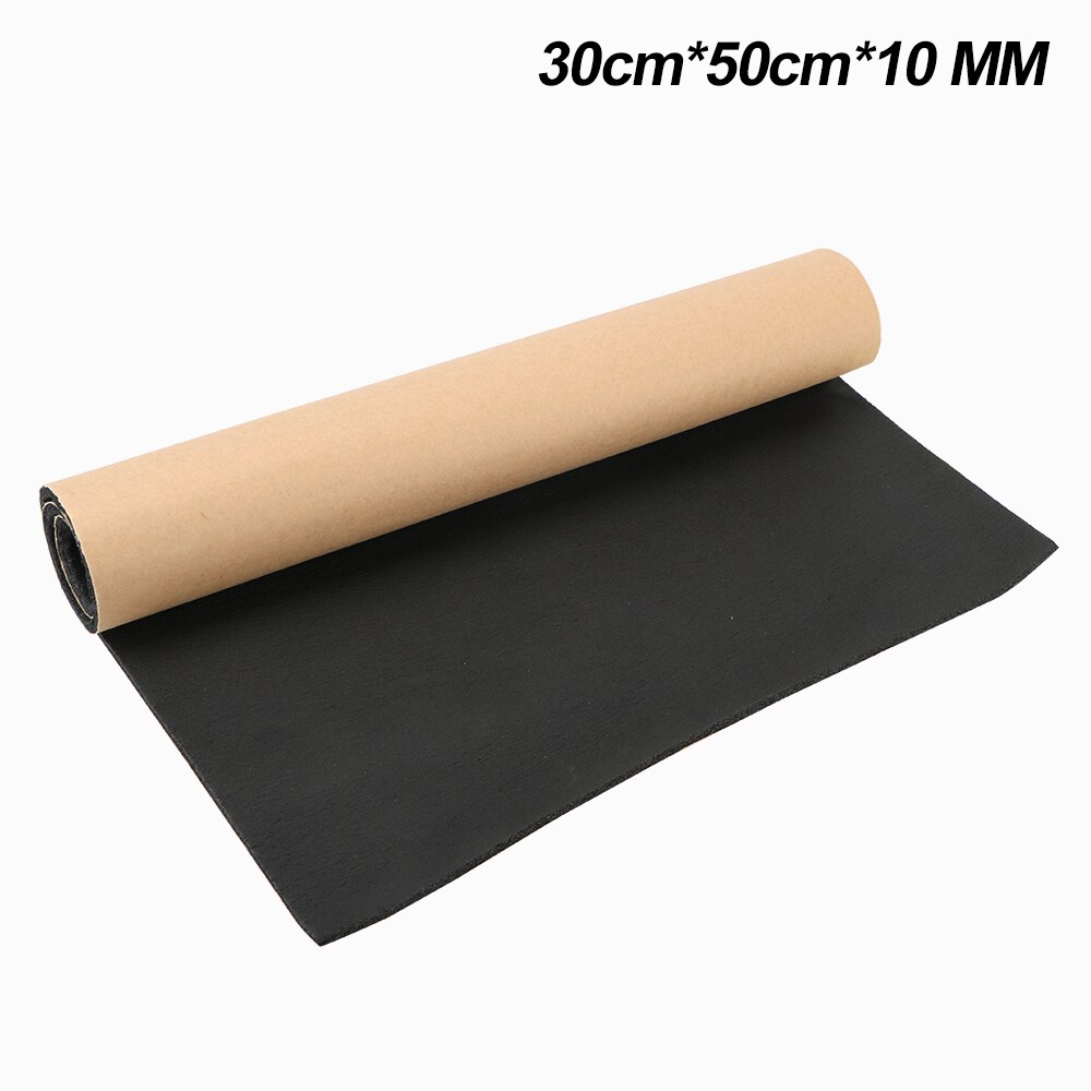 Tapis d&#39;isolation acoustique automobile, en coton, 50x30cm, tapis insonorisant pour camion, 3/6/8/10mm, mousse à cellules fermées: Argent