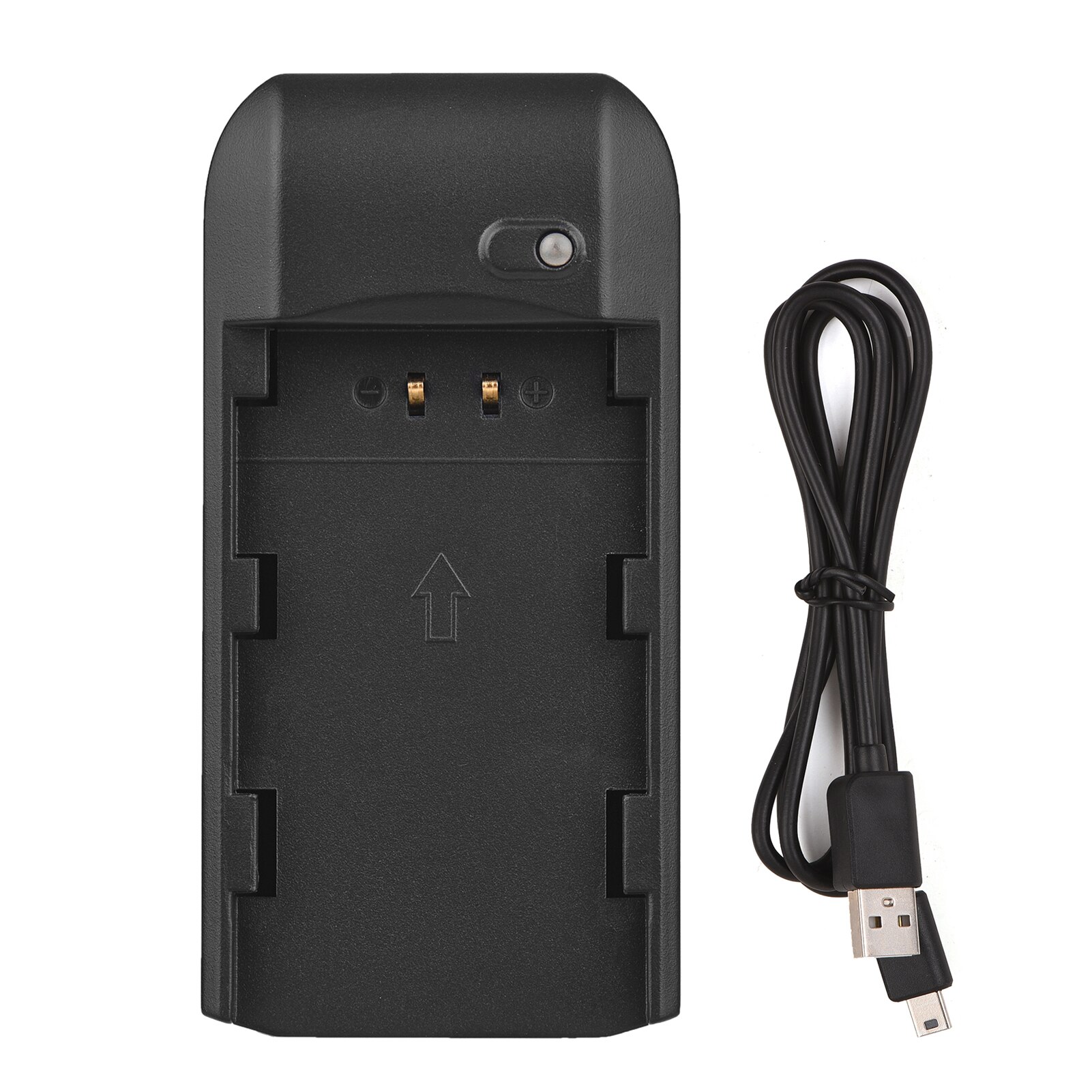 Mini Draagbare NP-FV5 Plus Batterij Oplader Met Indicatielampje Usb Oplaadkabel
