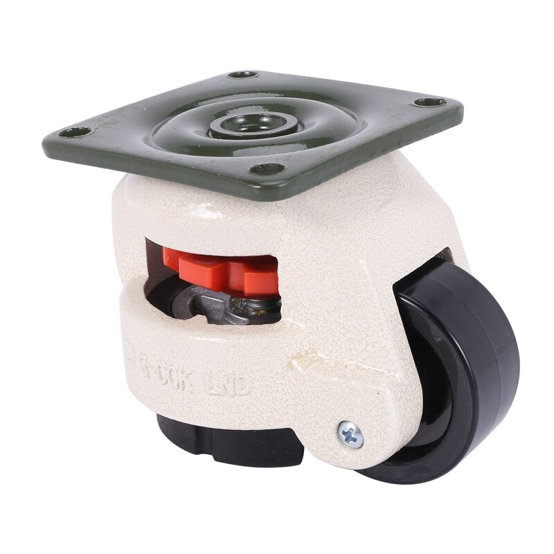 2 Pcs Retractable Horizontal Machine Casters -Heavy Duty Machine Retractable Casters