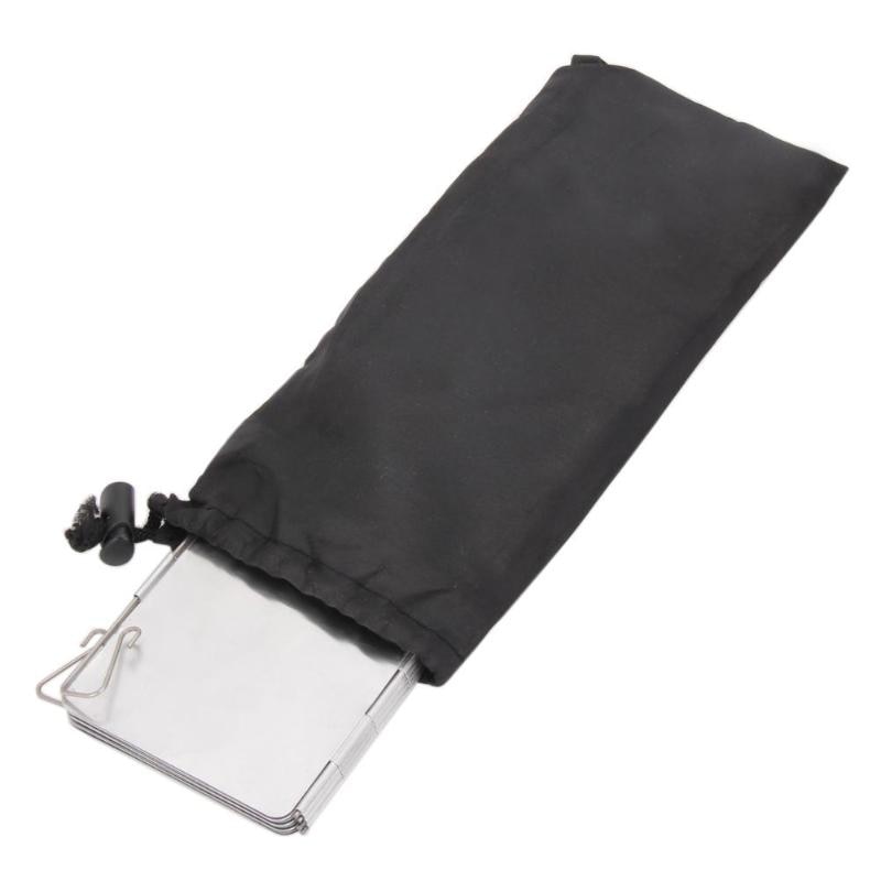 8 Platen Opvouwbaar Kachel Voorruit Outdoor Koken Bbq Gasfornuis Aluminium Wind Screen Shield Camping Windscherm Apparatuur