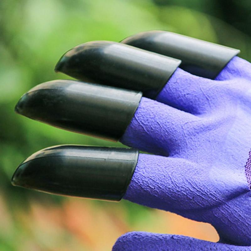 5 stücke Kunststoff Krallen Handschuhe Für Garten Graben Pflanzung Handschuhe Gartenarbeit Ausgrabung Hände Schutz Handschuhe Zubehör Tropfen Shipp