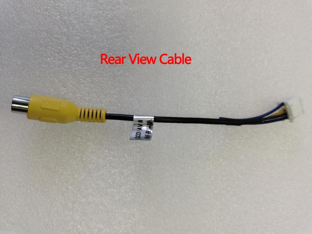 XYlink Microphone USB GPS Rear View Camera RCA Output AUX SIM Card Slot Radio Converter 4G Power Cable For Car Navigation stereo: Rear View Cable
