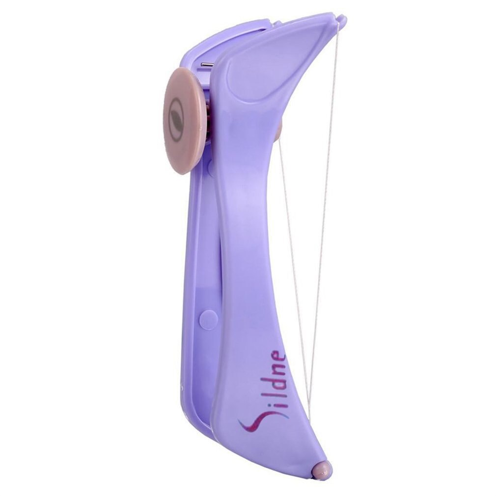 Women Facial Hair Remover Spring Threading Epilator Face Defeatherer DIY Makeup Beauty Tool for Cheeks Eyebrow