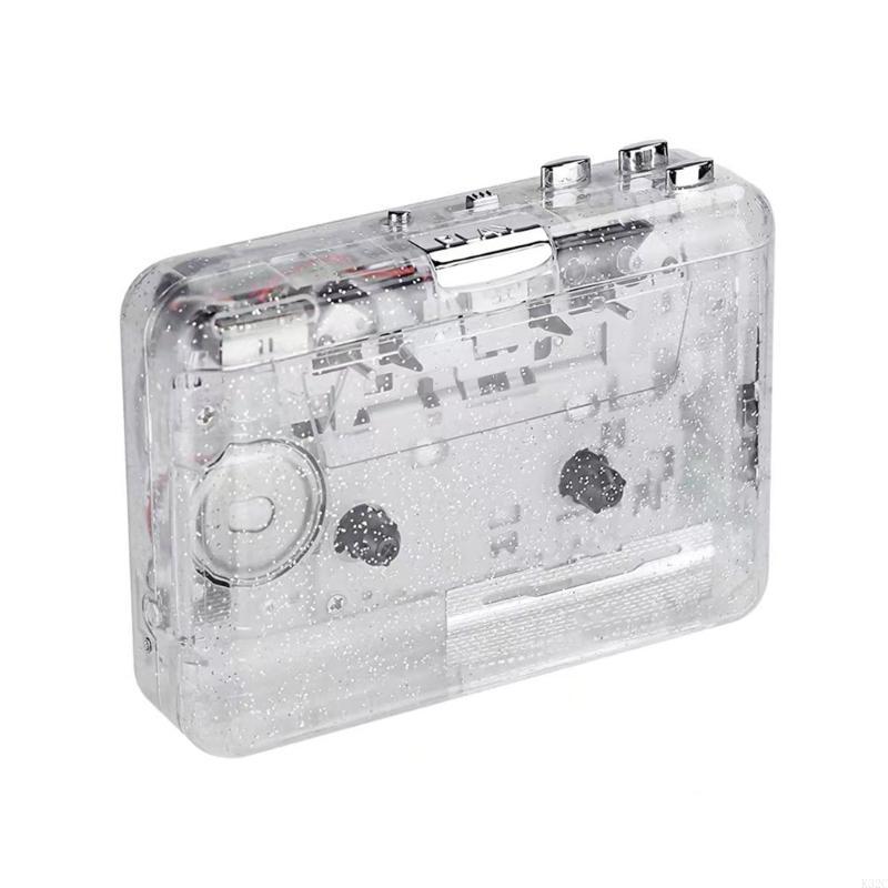 K32C Cassette Player Tape Recorder To Mp3 Converter Convert Tape To MP3 Player USB or 2xAA Battery Powered with Earphone