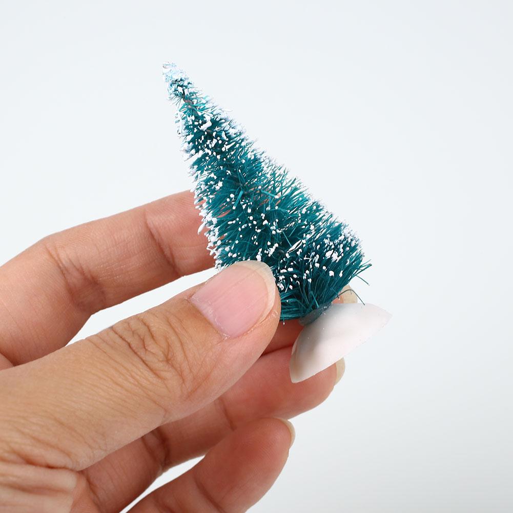 Table Christmas Tree Indoor Outdoor Green Xmas Home Decor Ornament 6.5CM