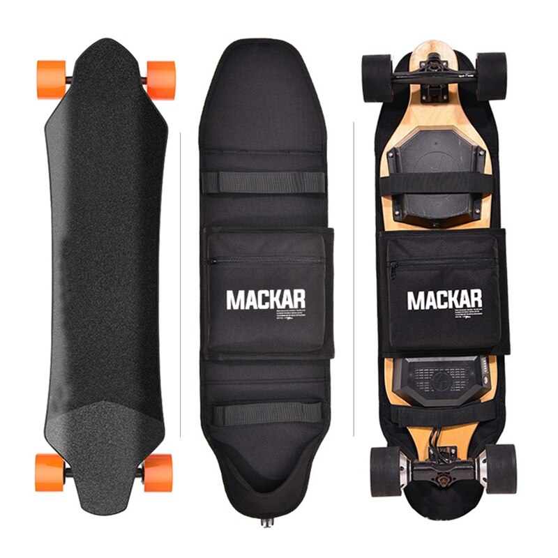 MACKAR – sac à dos de Skateboard électrique SIMPLE et populaire, plaque Plate, Double épaule, pliable et réglable de 37 pouces