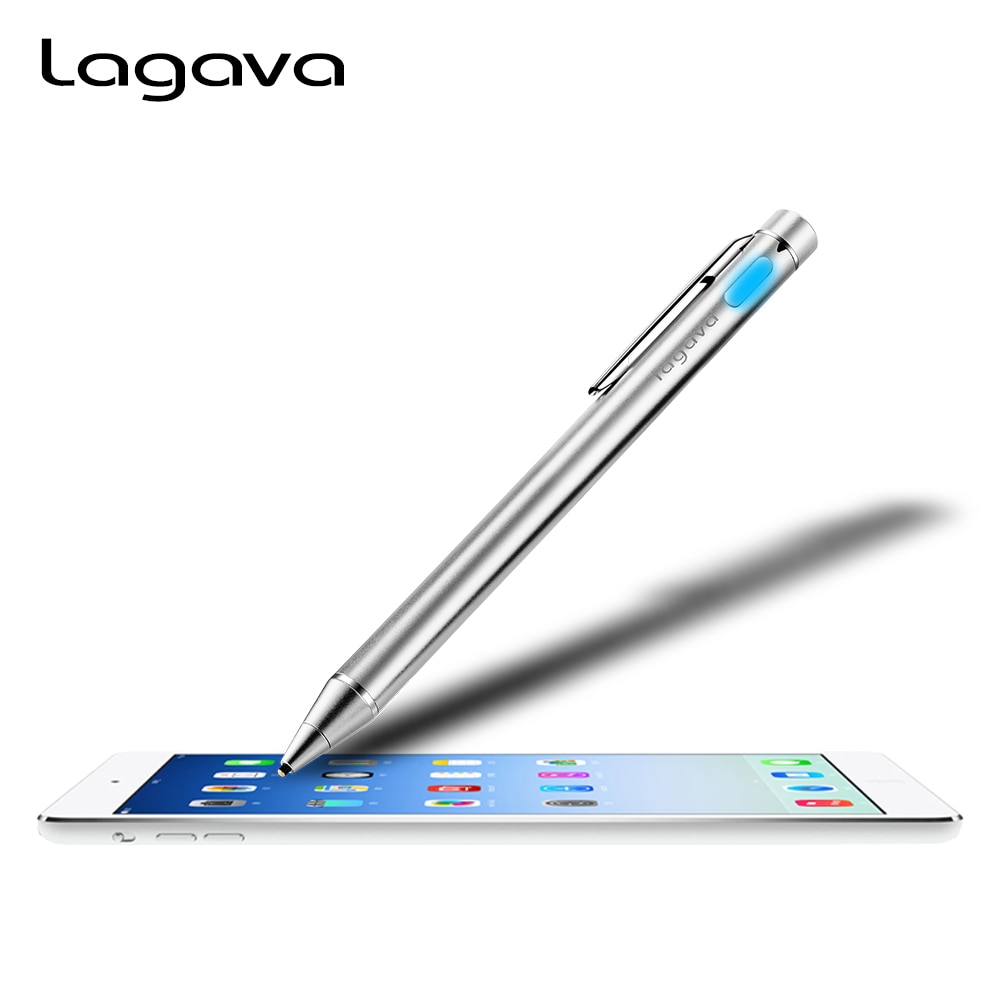 Lagava universele actieve styluspen, capacitieve tablet-touchpen met 1.45mm- puntspunt voor ipad 12.9 schetsen en tekenen