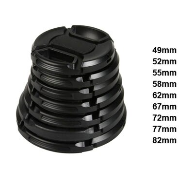 Copriobiettivo per fotocamera 40.5mm 49mm 52mm 55mm 58mm 62mm 67mm 72mm 77mm 82mm per Sony Alpha copriobiettivo