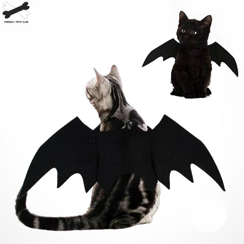 Halloween huisdier hond kostuums vleermuisvleugel vampier zwart schattig verkleedkostuum halloween huisdier hond kat kostuum 23