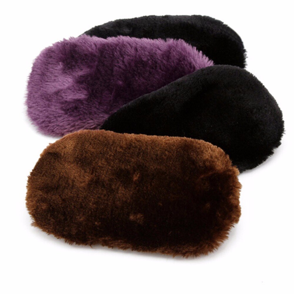 1pc zachte wollen poetsschoenen, schoonmaakhandschoenen, schoenpoetsborstel, schoenen afvegen