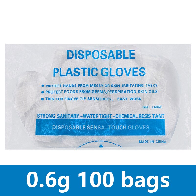 100/500 Stuks Wegwerp Vinyl Handschoenen Voedsel Wegwerp Gereedschap Handschoenen Bescherming Druk Lift Open De Deur: 100pcs